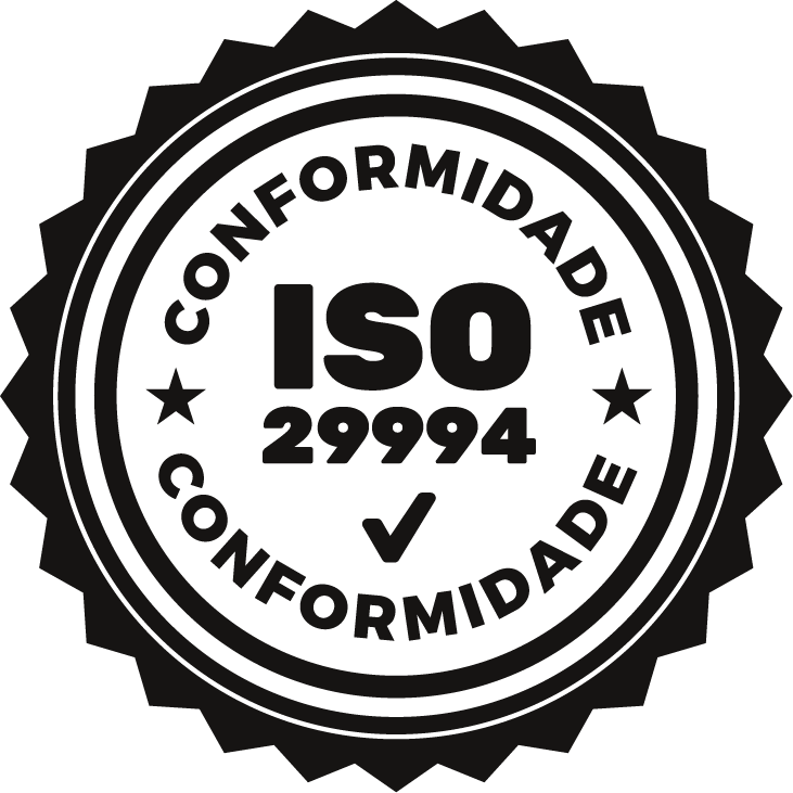 Selo de conformidade com a ISO 29994